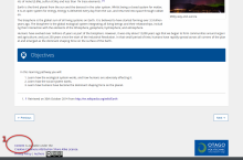 Sample of the link (#1) back to the WikiEducator page from which this WordPress Course page is derived
