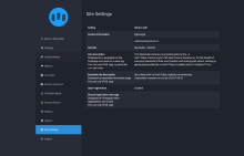 Mastodon administrator settings