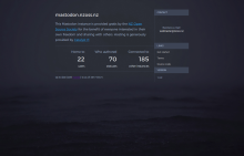 Info on a more humble node (the NZ Open Source Society node I run)