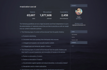 Info on a heavily used Mastodon node (Mastodon.Social, the reference node)