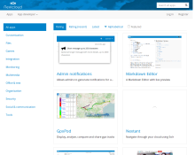 The central AppStore (note, almost all apps have no cost and are open source). You get a similar view within your own NextCloud instance.