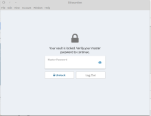BitWarden desktop app (Electron-based)