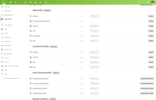 NextCloud App Bundle configuration page.