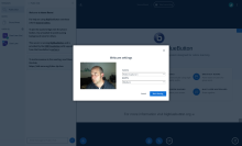 And you can share your webcam feed, too. 