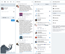 My view of the 'advanced' Mastodon interface. 