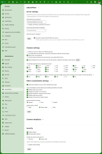 NextCloud's admin settings page, only visible to users with 'admin' privileges. 